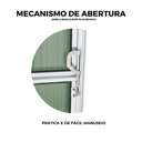 Ver imagem 4 de JANELA BASCULANTE 2 SEÇÕES 10 FOLHAS (4F+6M) C/ VIDRO MINI BOREAL BRANCO - LINHA PLUS - 100X120 BRI