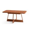 Conjunto: Mesa Sala Jantar Átria 1592 Aço C/ Tampo Madeirado 160x90cm e 6 Cadeiras Lux Rose/freijo - 2