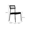 Conjunto: Mesa Sala Jantar Átria 1592 Aço C/ Tampo Madeirado 160x90cm e 6 Cadeiras Lux Rose/freijo - 5