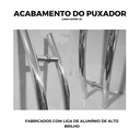 Ver imagem 5 de Puxador de Alumínio para Portas Polido Athenas 80cm Brimak