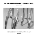 Ver imagem 4 de Puxador de Alumínio para Portas Polido Sydney 80cm Brimak