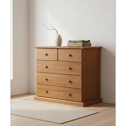 Cômoda 90 X 55 X 1,00 - Madeira Maciça - Móveis de Gramado - ( Cor Castanho )
