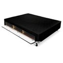 Ver imagem 1 de Cama Box Closet King Poli Tecido Black (193x203x23) - Castor
