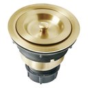 Ver imagem 1 de Valvula Pia Cozinha Dourada Americana 4.1/2 Cesto Removivel