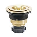 Ver imagem 2 de Valvula Pia Cozinha Dourada Americana 4.1/2 Cesto Removivel