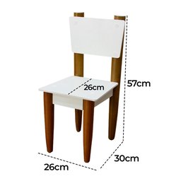 Conjunto Mesa e Cadeira Infantil Pés Palito Formato Avião:vermelho-branco-marrom - 7