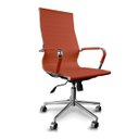 Ver imagem 1 de Cadeira Presidente Giratória Esteirinha Charles Eames Bege