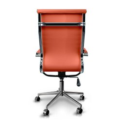 Cadeira Presidente Giratória Esteirinha Charles Eames Bege - 4