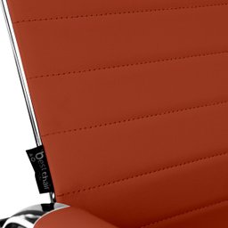 Cadeira Presidente Giratória Esteirinha Charles Eames Bege - 5