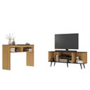 Ver imagem 4 de Conjunto Rack e Aparador Toquio Lamina Mel e Preto