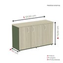 Ver imagem 4 de Armário para Escritório 3 Portas Credenza