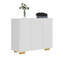 Ver imagem 2 de Armário Lavanderia Com 3 Portas 90 Cm Mp5034 Branco/Natural