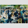 Quadro Renoir O Baile Em Moulin De La Galette Tela Moldura Preta 95X63Cm - 2
