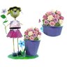 Boneca De Ferro Decorativo Para Enfeite e Decoraçao Jardim e Flores - 3