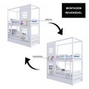 Ver imagem 6 de Treliche Casinha Reta com 02 Janelas Madeira Maciça Branco Housin