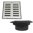 Ver imagem 2 de Ralo 20x20 Inox Abre Fecha com Cocho Saída 6 Polegadas - 150mm