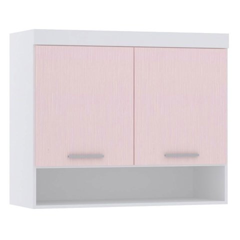 Armário Aéreo Maleiro Modulado 97cm 2 Portas Alpes Luciane Móveis