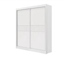 Ver imagem 1 de Guarda Roupa Santorini 2 Portas Ripado Branco - D Doro