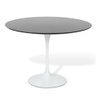 Mesa Saarinen Redonda São Gabriel 124cm - Base Branca - 1
