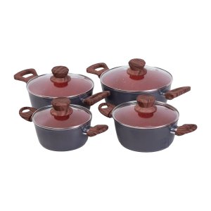 Jogo Panela Caçarola Nano Cerâmica Antiaderente TV 16 a 22cm Duralar JGC16a22DLAR