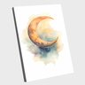 Quadro Lua Aquarela -- Br Artes - 5