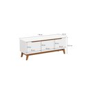 Ver imagem 5 de Rack Kappesberg 3 Portas Branco 136cm