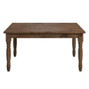Ver imagem 2 de Mesa em Madeira Maciça com Pés Torneados Walnut