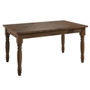 Ver imagem 1 de Mesa em Madeira Maciça com Pés Torneados Walnut