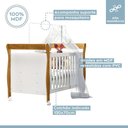 Ver imagem 7 de Quarto de Bebê Completo Guarda-Roupa, Berço e Cômoda Manu Tigus Baby
