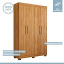 Ver imagem 2 de Quarto de Bebê Completo Guarda-Roupa, Berço e Cômoda Manu Tigus Baby