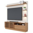 Ver imagem 3 de Estante Home Theater Ambiente Campache Freijó Off White Matte - Colibri
