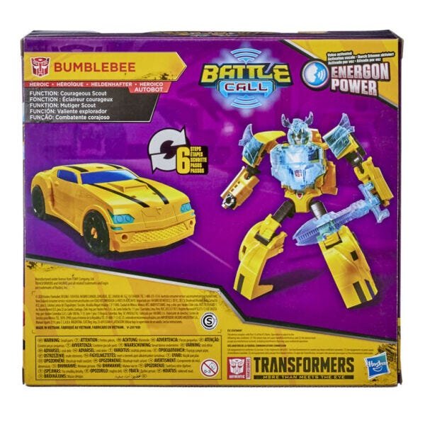 Figura - Transformers com Armadura - Bublebee - Hasbro Transformers - 4