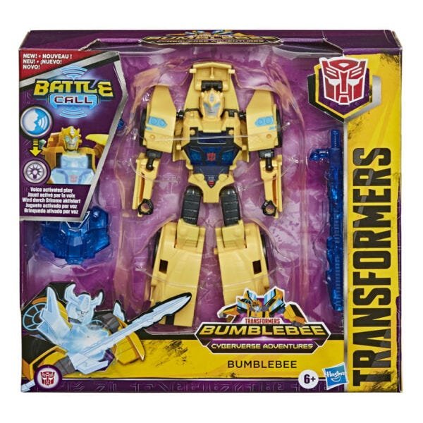 Figura - Transformers com Armadura - Bublebee - Hasbro Transformers - 3