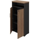 Ver imagem 6 de Armário para Escritório com Chave Office Multiuso Atria Executiva A02 Nogal Preto - Lyam Decor