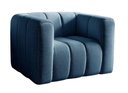 Ver imagem 2 de Poltrona Mona Cor:Linho Azul 330