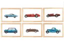 Ver imagem 1 de Kit Quadro Carros Antigos Transporte Infantil Decorativo Quarto Criança Bebê Menino