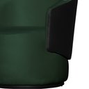 Ver imagem 3 de Poltrona Organica Beatriz Veludo Verde C/ Composê Corano Preto - Lm Decor