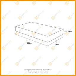 Colchão de Espuma D33 One Face Ortobom Iso 100 Solteiro 78cm - 2