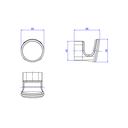 Ver imagem 2 de Cabide Deca You Inox - Deca Deca Metais