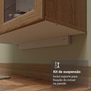 Ver imagem 5 de Cristaleira Suspensa 70 Cm 2 Portas de Vidro Rustic Madesa Rustic