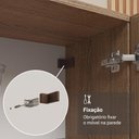 Ver imagem 6 de Cristaleira Suspensa 70 Cm 2 Portas de Vidro Rustic Madesa Rustic