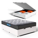 Ver imagem 3 de Cama Box Baú com Colchão de Espuma D60 Double Face Guarda Costas Comfort Force Probel Casal 138cm