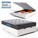 Ver imagem 4 de Cama Box Baú com Colchão de Espuma D60 Double Face Guarda Costas Comfort Force Probel Casal 138cm