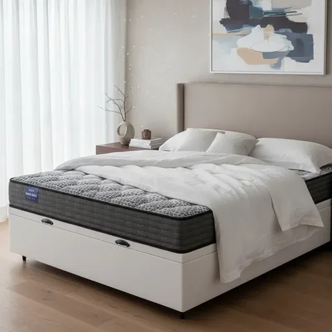Cama Box Baú com Colchão de Espuma D60 Double Face Guarda Costas Comfort Force Probel Casal 138cm
