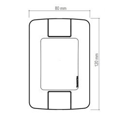 Conjunto 4x2 com 1 Interruptor Simples 6 A 250 V e 1 Interruptor Paralelo 6 A 250 V Tramontina Aria  - 2