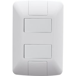 Conjunto 4x2 com 1 Interruptor Simples 6 A 250 V e 1 Interruptor Paralelo 6 A 250 V Tramontina Aria  - 1