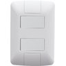 Conjunto 4x2 com 1 Interruptor Simples 6 A 250 V e 1 Interruptor Paralelo 6 A 250 V Tramontina Aria  - 1