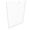 Porta-Folhas Parede A3 (42x30) Acrílico Idealle Acrilicos Horizontal - 2