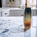 Ver imagem 2 de Vaso de Vidro Colorido - 34x14x14cm