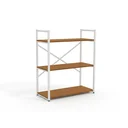 Ver imagem 7 de Estante Aparador Industrial em Aço 3 Prateleiras 87 x 72cm LI007 Canela/Branco